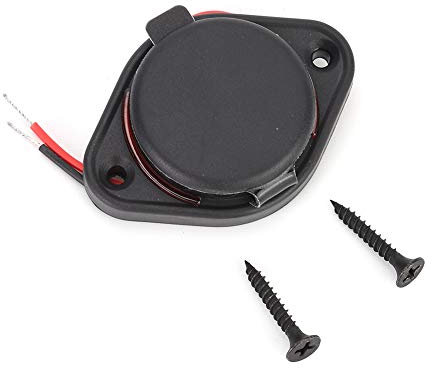 Caricabatteria per Auto, 12-24 V 3.1 A LED Caricatore USB Doppio, Adattatore per Presa di Corrente Supporto per Pannello di Ricarica per Moto, Barca e Auto