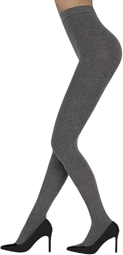 Sarah Borghi Collant en Coton Extra Doyx, 100 Denieres, Super Opaques pour Femmes, Made in Italy