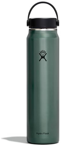 Hydro Flask - Lightweight Water Bottle 1180 ml (40 oz) Trail Series - Vacuum Insulated Stainless Steel Reusable Water Bottle with Leakproof Flex Cap - Wide Mouth - Serpentine