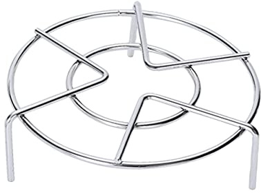 LIFKOME Stainless Steel Three Leg Steamer Material Pot Dishes Bracket Rustproof and Stable Multifunctional Cooking Accessory for Egg Fish Vegetable