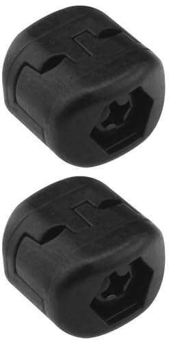 VGOL 2 Stück Kunststoff Drop-Away-Pfeilauflage Klemme für Outdoor Bogensport Jagd Einstellbar Bogensehne Zubehör Schwarz