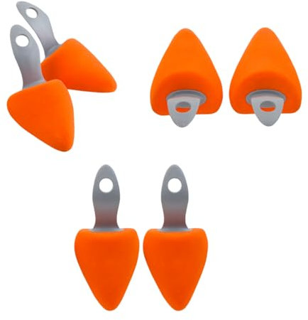 CC Soft-Schuhformer Form Spitz (3 Paar) für Highheels, Pumps, Slingpumps, Stiefeletten und Ballerinas mit spitz zulaufender Schuhform, aus Schaumstoff mit samtigem Bezug, glättet Gehfalten