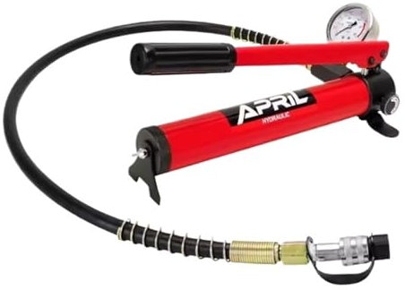 CP-180 Hydraulic Hand Manual Pump with Gauge High Pressure Portable Hydraulic Pump 700Kg/cm² 350CC Hand Pump