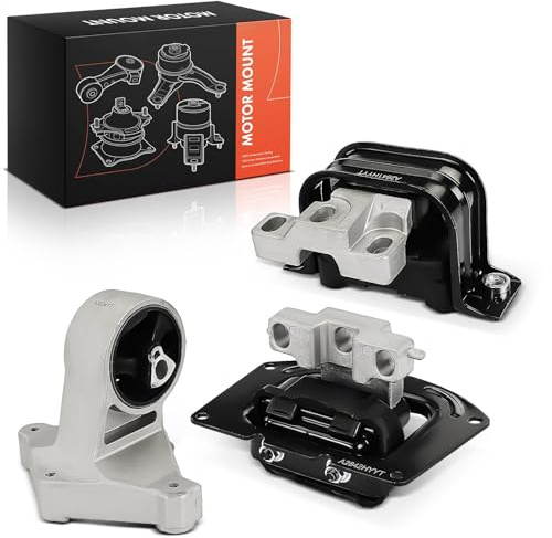 Frankberg 2x Supporti Motore + 1x Supporto del cambio Benzina Compatibile con Stratus Cabriolet JX 2.5L Sebring Cabriolet JR 2.7L Sebring Cabriolet JR 2.0L Stratus Cabriolet JX Sebring JR A2841HY