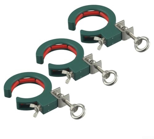 CNANRNANC 3 Stück Kabelrinne Brücke Umlenkrolle Kabelführung Rollensatz Einfädeln Garage Decke Integrierte Verkabelung Kabelverlegung Drahtführung Fixierung (dark green)