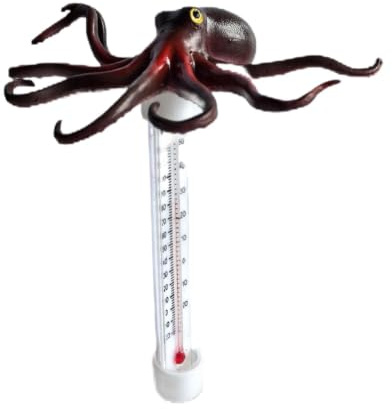 Wasser Thermometer - Badethermometer Mit Tiercartoon-Motiv,Großes Pool Thermometer Für Schwimmbad See Badewanne Spa Thermalbad Drinnen Draußen Zuhause