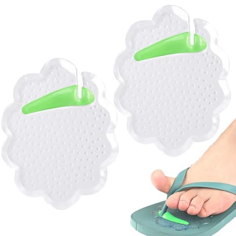 Toe Protectors for Sandals, Toe Protectors for – Washable Adhesive Transparent Non-Slip Separators for Men Travel Beach Outdoor