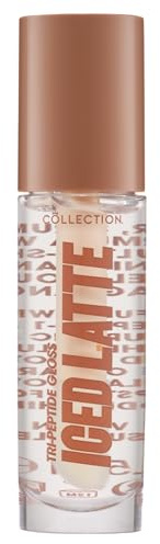 Collection Cosmetics Tri-Peptide Gloss, Lip Gloss, Hydrating Formula, 6.5ml, Iced Latte