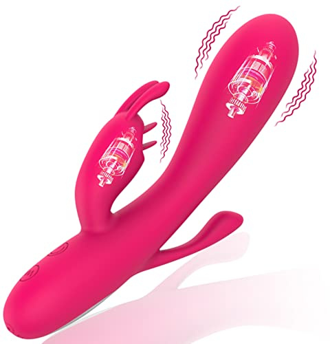 3 EN 1 Vibromasseur, femme Clitoridien Puissant Sex toýs Femme 12 Modes Silencieux Point G Vibrateur Sexuel Masseur Rechargeable USB IPX7 Étanche Sex toýs Feminin