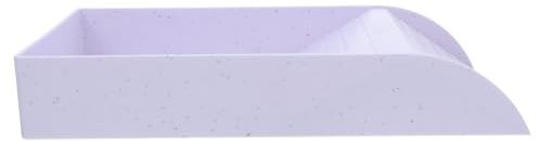 BELLIFFY Bassin De Baignade Multifonction pour Tortues avec Rampe en Abs Robuste, Grand Taille Marbre, Accessoire Habitat Tortue pour Terrarium Et Reptiles Aquatics
