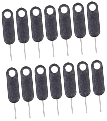 Mobestech 15 pièces Outil Éjection Sim Aiguilles Fines pour Extraction Carte Sim Compatibles Appareils Mobiles Légères et Résistantes Corrosion