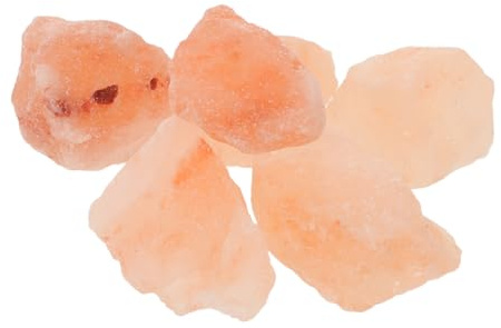 VALICLUD 1 Sachet Pierres de Sel de L'himalaya Rose Gros Cristaux Naturels Morceaux de Sel Décoratifs pour Lampes et Intérieur