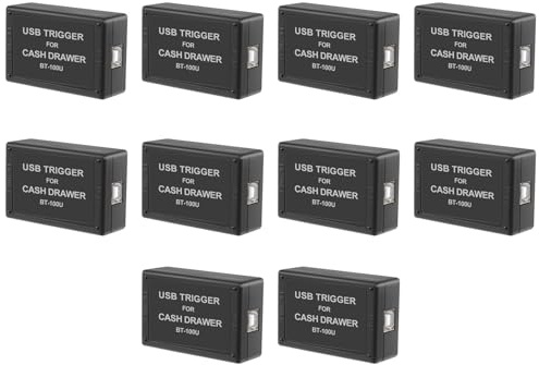 Uikdjgu 10X Disparador de Controlador de CajóN de Efectivo BT-100U con Disparador de CajóN de Interfaz USB