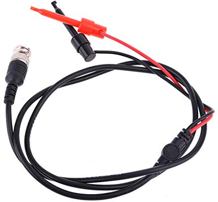 Grabbers Concentric Cable to Double Testing Plunger Hook Oscilloscope Probes Clip Test Cord for Testing Work Test Tube