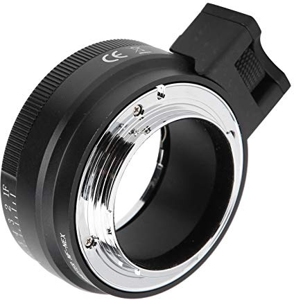 Akozon Bague D'adaptation de Monture D'Objectif NF‑NEX, Mise au Point Manuelle pour Objectif à Monture D vers Appareil Photo à Monture E