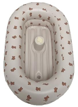 Rutschfeste Unterseite, aufblasbare Wanne, PVC sichere Babybadewanne für hautfreundliches Baden, leicht aufzublasen, faltbare aufblasbare Babywanne