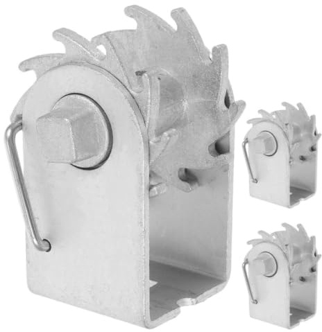MAGICLULU 3 Pièces Tendeur de Fil de Fer, Outil de Tension de Fil de Clôture, Fer Argenté, Serrage Précis, Opération Facile, pour Ferme et Agriculture, Serrage et Vigne