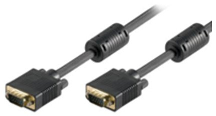 Microconnect SVGA, 15m cavo VGA VGA (D-Sub) Nero