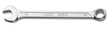 HKB ® 1 Stück Gabel-Ringschlüssel, 18 / 18mm 285 N18, Hochleistungs-Stahl, satiniert, Profi-Qualität, Hersteller USAG, Artikel-Nr. 80003813
