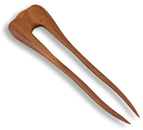 ISLAND PIERCINGS Haarnadel Haargabel Handarbeit aus Holz HN220