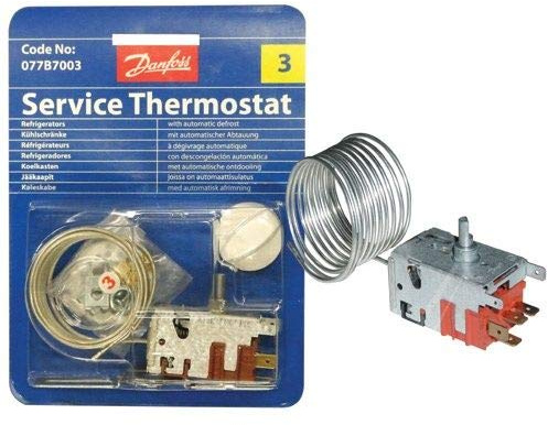 thermostat danfoss N° 3 077b7003 pour réfrigérateur 2 portes electrolux