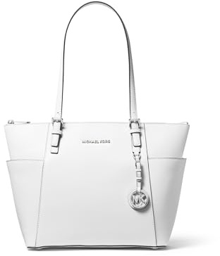 Michael Kors Jet Set East West Tote, Bianco Ottico, Bianco Ottico