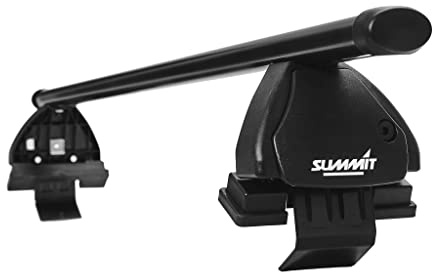 Summit Lot de 2 Barres de Toit Multi-usages en Acier Noir SUP-055