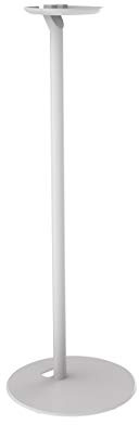 conecto CC50596 Premium Standfuß für SONOS ONE + SONOS Play:1 mit Kabelmanagement, Höhe: 71,6cm, Traglast: max. 3,0kg, weiß