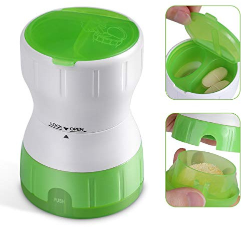 Opret Tablettenmörser mit Depotfach, Drehen Tabletten Zerkleinern Mörser, Multifunktionaler Keramik Tablettenzerkleinerer Ablettenmörser Pillenmörser Medikamentenmöser Pill crusher Grinder | Tablettenzerkleinerer, Pillenmörser, Medikamentenmöser, Grinder, Zerkleinern, Depotfach, Drehen Tabletten