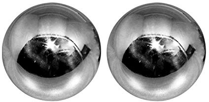 ZDYS Solid Baoding Balls – with Chime Chinese Health Ball with Case– Stress and Pain Relief – Hand/Wrist Massage Therapy, Exercise, Strengthening, Dexterity