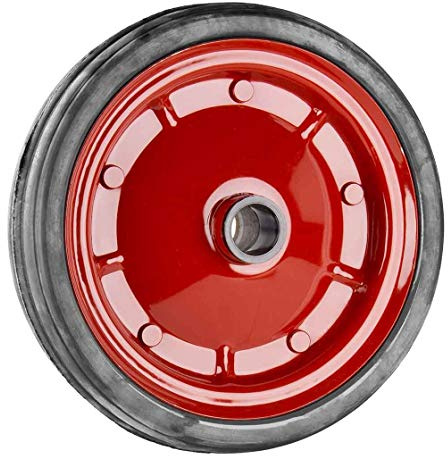 Vollgummirad | 280 x 65 mm | rote Felge | von SIMOL | Anhänger | Transport | Stützräder | Ersatzteile | Anhängerteile | Fahrzeugteile | Schlepperteile
