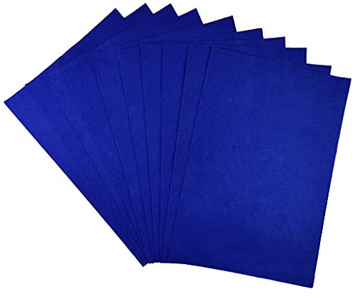 Netuno 10x tissu en feutre bleu foncé A4 1mm feuille de feutrine pour décoration bricolage DIY loisirs créatifs costumes projets artisanaux jouets scrapbooking découpage outils de couture