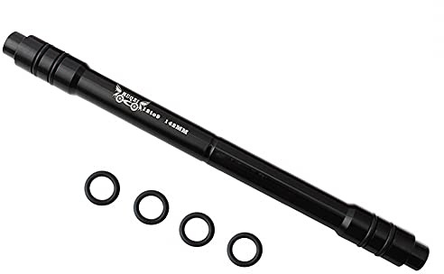 MiOYOOW Fahrrad Steckachse, 12 mm Achse auf 9 mm Schnellspanner Bike Adapter 142/148MM Fahrradspieß Adapter ​für MTB-Fahrrad