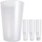 SPECIAL-DAY gobelet plastique dur reutilisable 30cl / 60cl rigide- Lot de 100,50,25 verres en Polypropylène dur - verre Couleur Givrée fabriqué en France (30cl, 25, unité)
