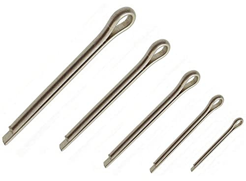 irsa24 500 Stück Splinte 3,2 x 45 mm ISO 1234 Edelstahl A2 Federsplinte Sicherungssplinte