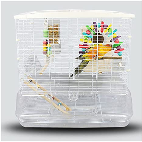 SUNESA Vogelvoliere vogelkäfige Vogelkäfigkäfigkäfig Großer Zuchtkäfig mit Lebensmittelbehälter geeignet, for Sittichets Kanarische Liebe Vögel Kleine Papageien Transparente Voliere Vogelhaus