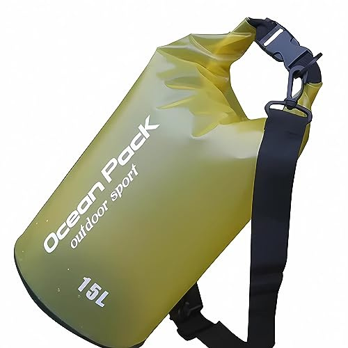 König Design Drybag Tasche Seesack Packsack Wasserdicht Strandtasche 2L 5L10L Rollbeutel Neu, Größe:2 Liter, Farbe:Gelb