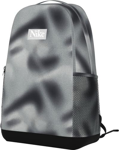 Nike Unisex Kinder Rucksack Y Nk Brsla Bkpk-Cat Aop 1 Ho23, Black/Black/White, FB3052-010, MISC