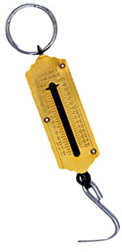 ABOOFAN 50kg Tragbare Waage Mit Vertikaler Federwaage Gemüse Mechanische Waage Mit Hängendem Haken Goldfarben Aus Gesundem Und Umweltfreundlichem Material Einfach Zu Bedienen Und Leicht Zu