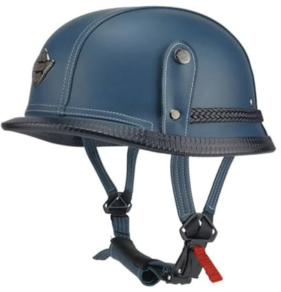 Parasole Aperto Jet Caschi Casco a Scodella Motorino ECE Omologato Mezzo Elmetto da Moto Retrò Caschi Vintage Adulti