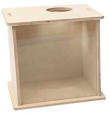 Sharplace Hamster-Sandbad-Duschraum, sichtbarer Hamster-Grabkasten, Unterschlupfhütte, Acryl-Sandkasten für Mäuse, Ratten