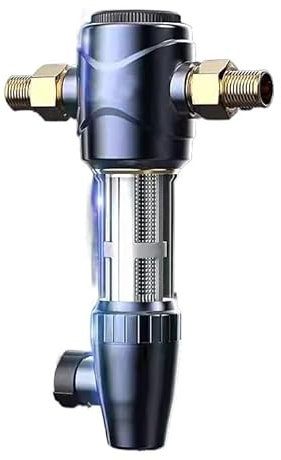 Osmoseanlage Trinkwasser, Wasserfilter For Das Ganze Haus, Rückspülung, Wiederverwendbares Spülbares Vorfiltersystem For Städtisches Leitungswasser, Zentrale Reinigung 40 Mikron,Wasserfilter(DN20)