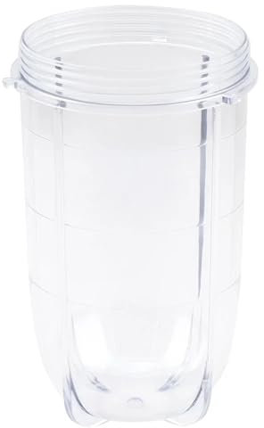 MKVAXR Repuesto de Vaso Alto de 16 oz for licuadoras Magic Bullet MB1001 de 250 W Cuchilla de Tapa de licuadora