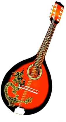 Mandolina Guitarra Instrumento Musical Arpa Octogonal Enseñanza Práctica Tocando Instrumento De Mandolina Profesional(3/4)