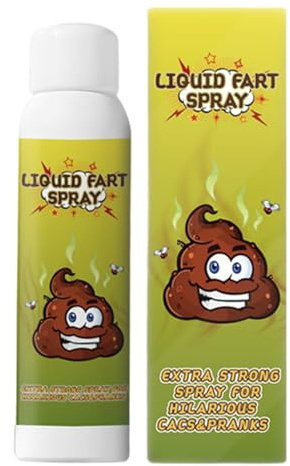 kdkskss Spray de Pedos Extra Fuerte,Spray Líquido Potente de 100ml con Olor Fétido para Bromas - Broma Duradera Hilarante para Fiestas Reuniones Cumpleaños Navidad