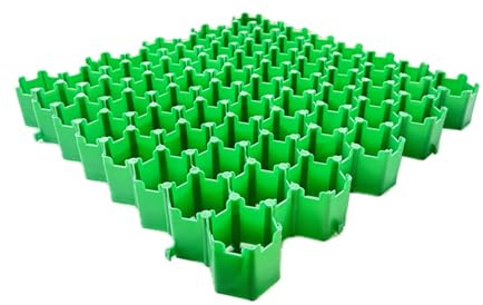 Kiesgitter-Schuppenbasis, Kunststoff-Pflastergitter for Einfahrten, Gehwegpflastersteine ​​für den Außenbereich, for Gehweghänge und Landschaftsparkplätze(7cm-12 Pieces)