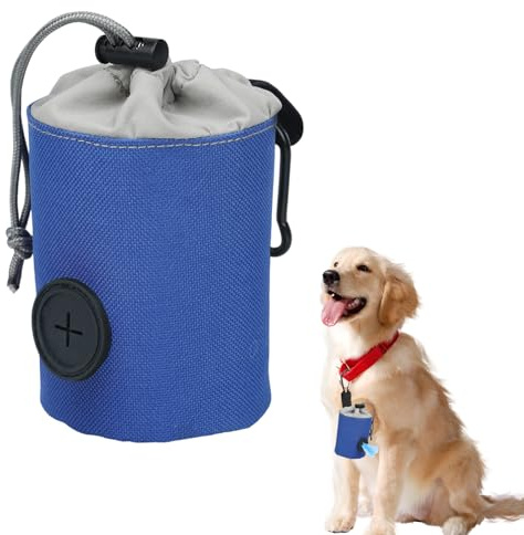 TAGMEIU Dog Poop Bag Holder, Dog Waste Carrier with Clip–Hands Free, Lightweight Portable Dispenser for Walking Running Camping Travelling