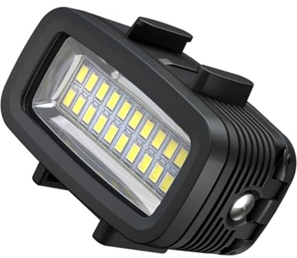 Lampe vidéo de plongée rechargeable pour éclairage de scène multiple avec support étoile 13 ajouts étanche