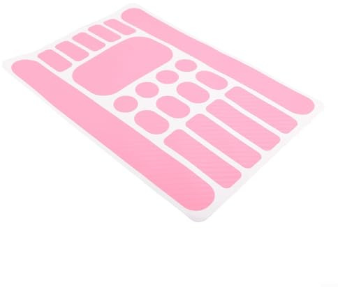 Adhesivo para marco, pegatinas antiarañazos Película de enmascaramiento de arañazos Protección del marco para bicicleta de carretera de montaña Cadena Stay Guard (rosa)