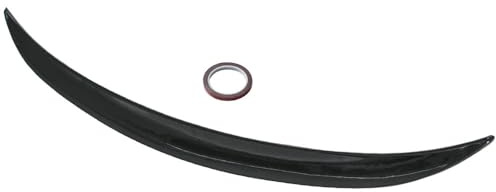 maXpeedingrods Heckspoiler für BMW 3er F30 2012-2017 Kofferraumspoiler M Stil 54107237591 54107237592 54107237593 Schwarz glänzend